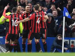 La derrota deja al Chelsea en cuarto lugar de la tabla y mueve al Burnemouth a la mitad de la clasificación. EFE/A. Rain