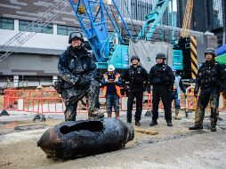 El hallazgo provocó un despliegue policial que se prolongó durante 24 horas. AFP/A. Wallace