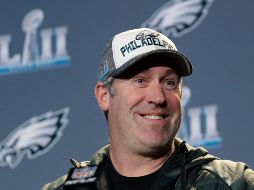 En su segunda temporada con los Eagles de Filadelfia, Doug Pederson armó un equipo dominante junto a Wentz. AP / E. Gay