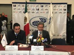 Ricardo Suro Esteves, magistrado presidente del Supremo Tribunal de Justicia del Estado de Jalisco (STJ), en reunión con los empresarios exportadores. TWITTER / @COMCE_Occte