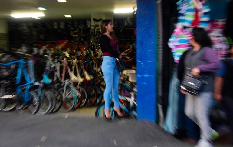 En La Merced, corredor de prostitución de Ciudad de México, también operan los de Tenancingo. AFP/P. Pardo