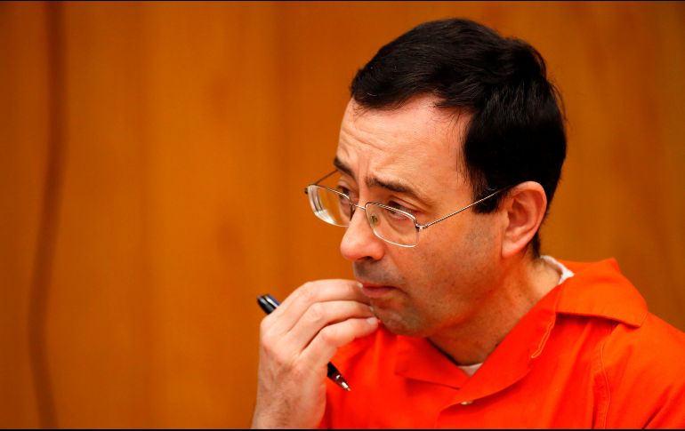 El pasado 24 de enero, Nassar fue condenado a un mínimo de 40 años y un máximo de 175 de cárcel por abusar de más de un centenar de jóvenes gimnastas. AFP / J. Kowalsky
