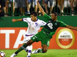 El Chapecoense recibió al Nacional el pasado miércoles 31 de enero en duelo de Copa Libertadores. TWITTER/@Nacional