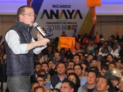 Los comentarios de Anaya son exhibidos en un video que el líder del PRI comparte en su cuenta de Twitter. SUN / M. Ricardo