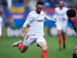 Layún tuvo su primera participación con el conjunto, tras llegar esta semana procedente del Porto de la Liga Lusa. ESPECIAL / sevillafc.es