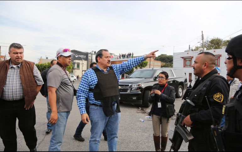 El fiscal Raúl Sánchez Jiménez coordina el operativo. ESPECIAL/Roberto Puga