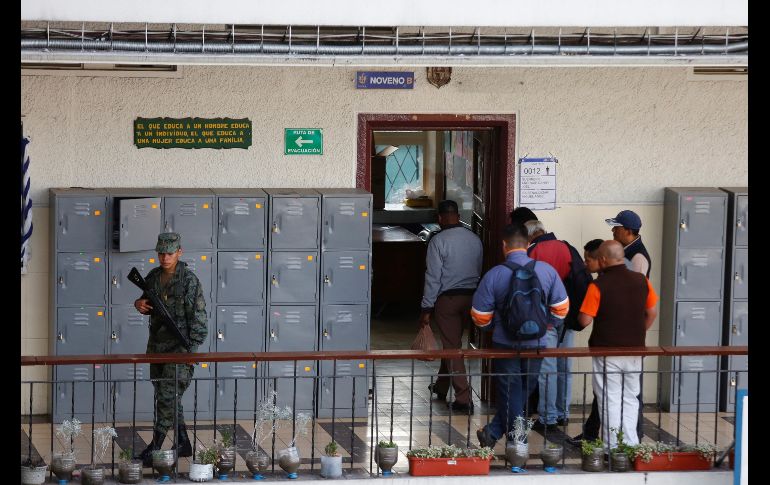 La votación para los residentes en Ecuador es obligatoria. EFE/ J. Jácome