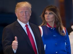 “Les debemos a estos héroes el mayor de los respetos por defender nuestra libertad y el estilo de vida americano”, dijo Trump. AFP / S. Loeb