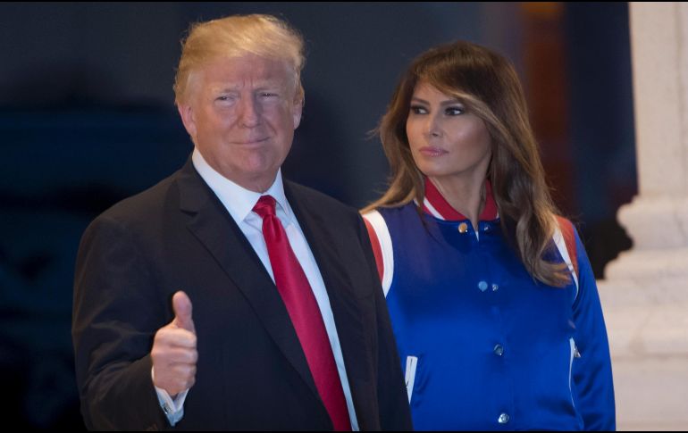 “Les debemos a estos héroes el mayor de los respetos por defender nuestra libertad y el estilo de vida americano”, dijo Trump. AFP / S. Loeb