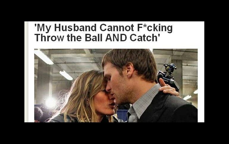 Una vez la esposa de Brady dijo 