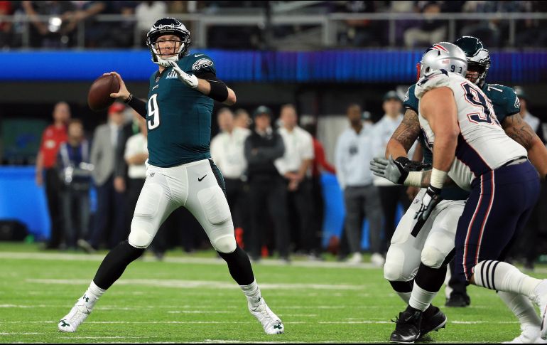 Foles, de 29 años, tomó el mando de los Eagles tras la lesión del titular, Carson Wentz. AFP/M. Ehrmann