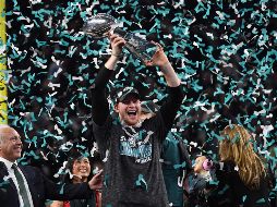 Águilas de Filadelfia logró su primer Super Bowl al vencer 41-33 a Patriotas de Nueva Inglaterra, para ganar la edición LII. AFP / T. Clary