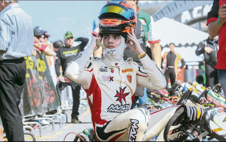 Veloz. Raúl Guzmán Marchina de nuevo lució en el GPI Karting en suelo tapatío. EL INFORMADOR/G. Gallo