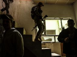 Las fuerzas de seguridad han inspeccionado hasta el momento el 75 por ciento de las viviendas del centro de Al Hauiya. AP/ARCHIVO