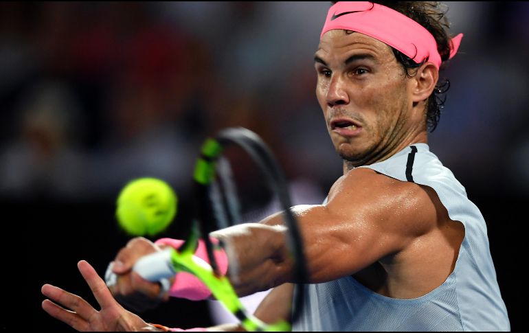 Rafa dijo este lunes que su recuperación va por buen camino, tras sufrir una lesión muscular en la pierna izquierda que lo obligó a abandonar el Abierto de Australia el mes pasado. AP / ARCHIVO