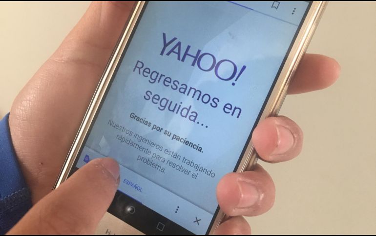 Al tratar de ingresar aparece el letrero: 