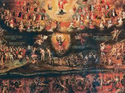 Obra. Pintura de Diego Quispe Tito que muestra la influencia que sembró España en América. ESPECIAL