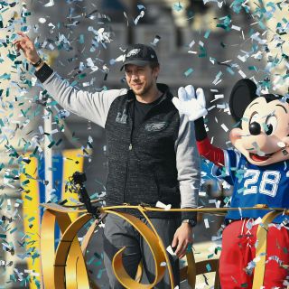 Nick Foles tuvo un festejo mágico