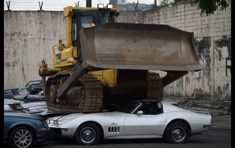El acto se realizó con motivo del aniversario de la Oficina de Aduanas. AFP/T. Aljibe