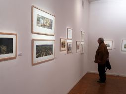 Para hacer el trabajo, el artista viajó por primera vez a México durante más de un mes para realizar más de 120 dibujos y pinturas de la capital. NOTIMEX/D. del Río