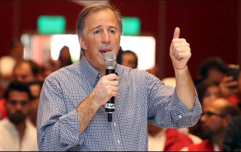 El precandidato de la coalición Todos por México asegura que ganará. SUN / B. Fregoso