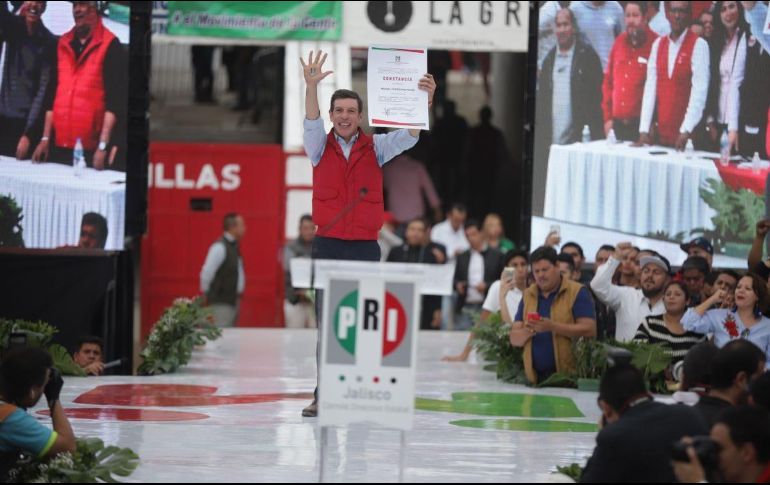 Castro Reynoso se mostró confiado de obtener el triunfo en los comicios de julio próximo. EL INFORMADOR/F. Atilano