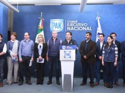 El presidente nacional del PAN, Damián Zepeda, dijo que por primera se registró la votación más alta en la historia del partido. TWITTER / @AccionNacional