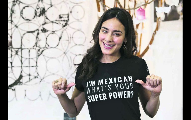 Esmeralda Pimentel. La actriz jalisciense dejó entrever su faceta como escritora. SUN