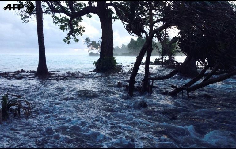 El aumento del nivel del mar se está acelerando y podría llegar a 66 centímetros a finales del siglo. TWITTER / @AFPespanol