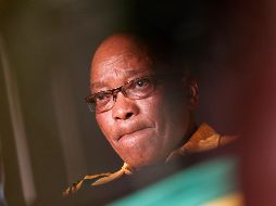 Foto de archivo del presidente sudafricano, Jacob Zuma, durante su participación en la Conferencia Nacional del Congreso Nacional Africano (CNA) en Mangaung. EFE/ARCHIVO