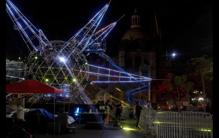 Ensayo. Desde inicios de la semana se realizan pruebas de luz y sonido en los diferentes espacios. EL INFORMADOR / M. Vargas