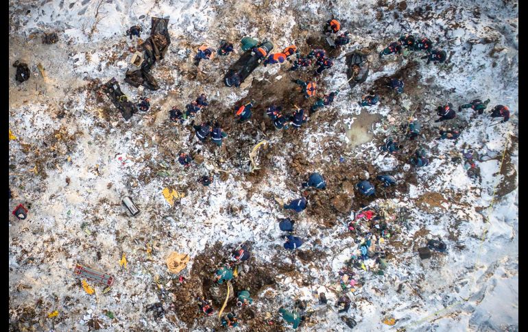 El avión se estrelló pocos minutos después de despegar del aeropuerto moscovita Domodédovo. AFP / D. Serebryakov