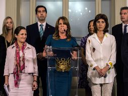 La decisión, que fue dada a conocer por Cayetana Aljovín fue respaldada por el Grupo de Lima, que reúne a 14 países americanos. AFP / ARCHIVO