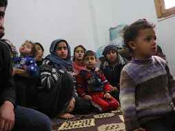 Las familias que han salido de Afrín lo han hecho a través de pasos no oficiales. AFP/A. Shafie