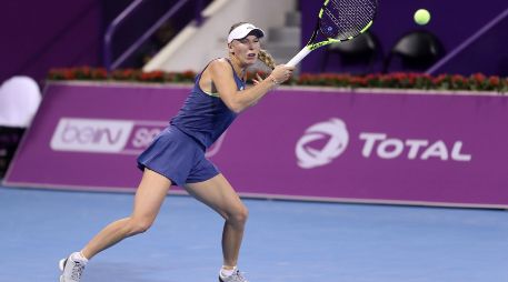 Wozniacki empezó su andadura en el torneo con un paseo, tras vencer a su contrincante con facilidad. AFP / K. Jaafar