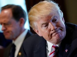 El presidente de EU, Donald Trump, sostiene que el documento republicano, por su parte, demuestra que la investigación sobre Rusia no es más que una maniobra política en su contra. AFP / M. Ngan