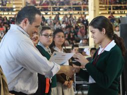 Uribe Camacho enfatizó que el planteamiento de una reforma educativa en serio, “es apostarle a la educación”. ESPECIAL / Gobierno de Tlajomulco