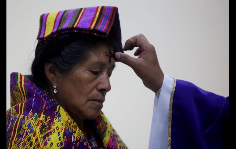 En un templo del municipio de San Juan Sacatepéquez, en Guatemala.