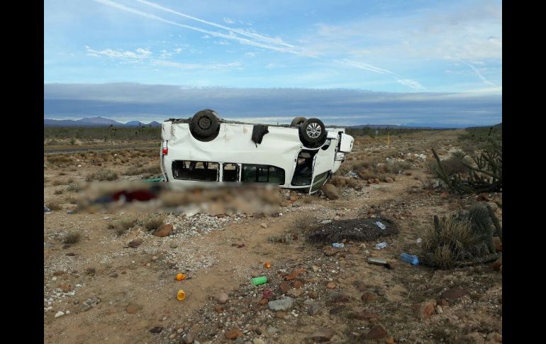 En la camioneta viajaban 11 personas del Congreso Nacional Indígena (CNI), la coordinación del Consejo Indígena de Gobierno (CIG). EFE/ M. Pérez