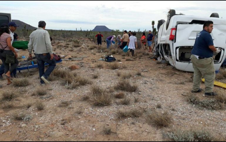 Por ahora se cuenta con la información de que hubo una volcadura, pero no se ha informado la causa de la misma. EFE / M. Pérez