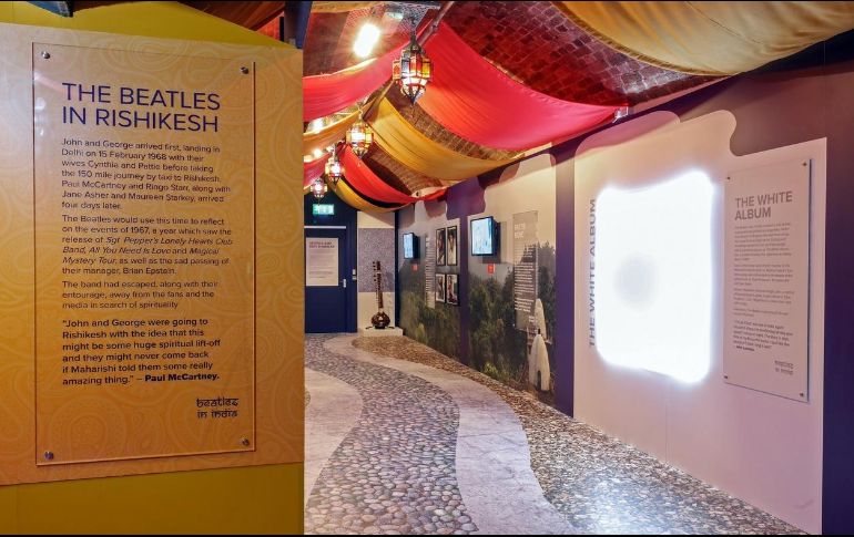 Vista general de una parte de la exposición, instalada en la sala The Beatles Story, en Liverpool. TWITTER/@beatlesstory