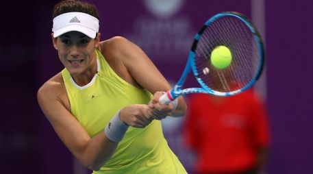 Muguruza reaccionó en el segundo set y mantuvo luego la calma en el tercero para alcanzar por primera vez este año la ronda de semifinales. AFP / K. Jaafar