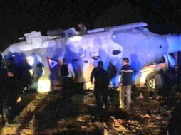 La aeronave se trasladaba al municipio de Jamiltepec cuando ocurrió el accidente. TWITTER/@@alejandragomz