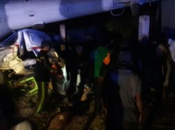 Segob reportó que equipos de emergencia trabajan en la zona, y se sigue evaluando la gravedad de las lesiones de los afectados. TWITTER