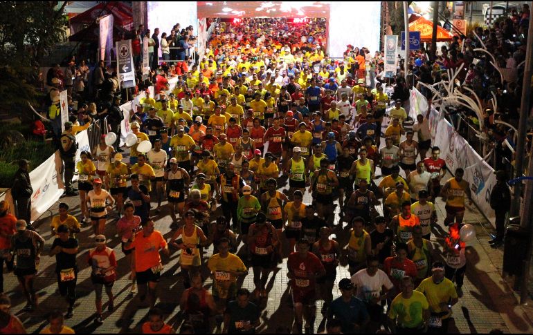 En esta ocasión la ruta total del Medio Maratón será completamente cerrada, a fin de garantizar la seguridad de todos los atletas. EL INFORMADOR/ARCHIVO