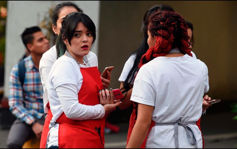 El movimiento telúrico de magnitud 7.2 dejó sin energía eléctrica a un millón 333 mil hogares y comercios. AFP / A. Estrella