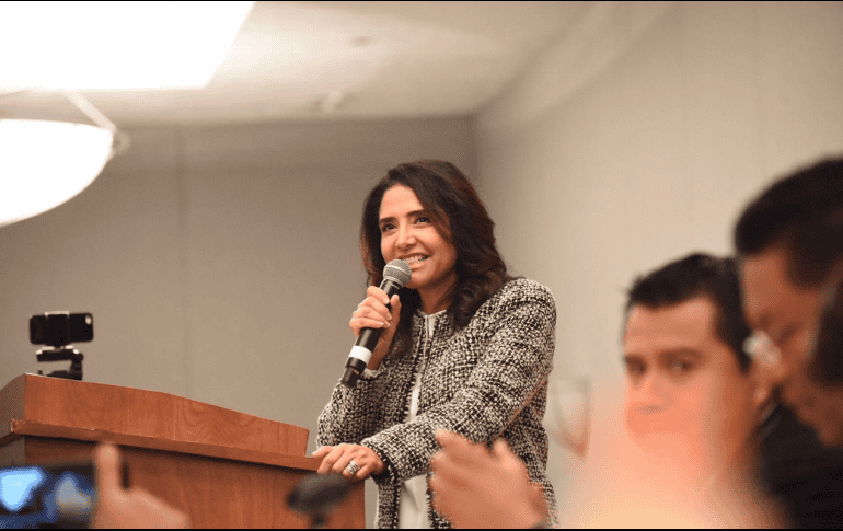 La candidata aseguró que el proyecto del PRD es aquel donde quien decide lo que hace la candidata son los ciudadanos. TWITTER/ @Ale_BarralesM