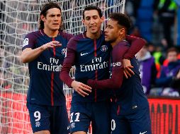 Con el campeonato prácticamente en el bolsillo, el PSG enfocará sus energías en el duelo de Champions League con el Real Madrid. AFP/G. Van Der Hasselt