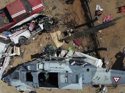 Tras el percance de la aeronave, salieron ilesos el gobernador de Oaxaca y el secretario de gobernación, al aterrizar en Pinotepa Nacional. AFP / M. Vazquez