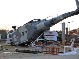 Fotogalería: Cae helicóptero oficial en Oaxaca